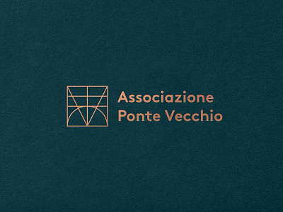Associazione Ponte Vecchio Identity brand branding florence icon identity logo logodesign mark monogram typography