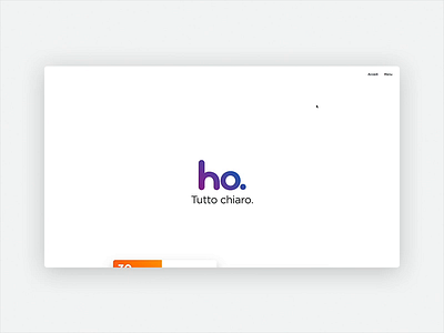 Ho – Home Page animation gradient home motion navigation operator product sim telco uiux vodafone