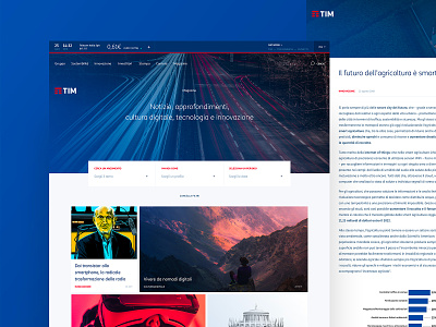TIM — Concept Redesign art direction blog clean concept corporate desktop layout tim typography ui ux