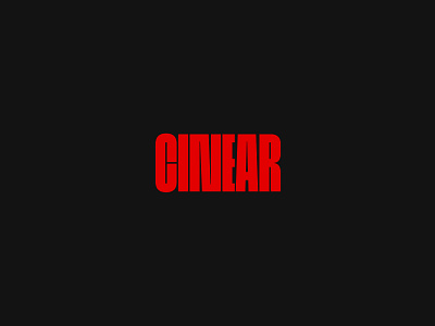 Cinear — Identity art direction brand cinema clean corporate identity logo movies theater