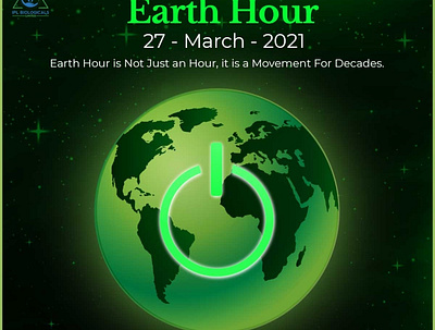 Earth Hour Day concept design earth hour day post facebook post design graphic design social media