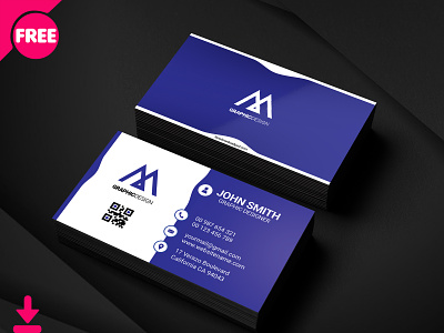 Smith Corporate Business Card Psd Template Cover