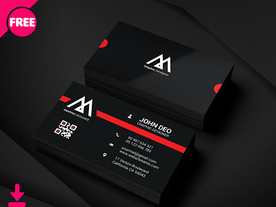 Sample Graphic Designer Business Card