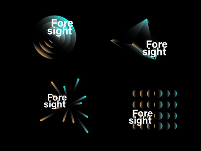 Exploration on Foresight branding branding illustration