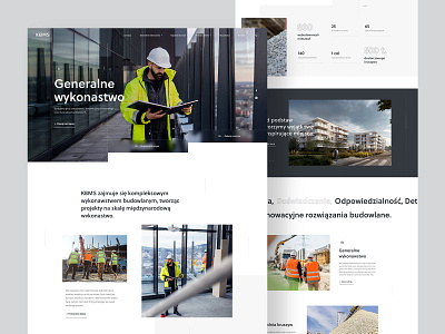 KBMS - Construction Company building company construction design ui ux web webdesign