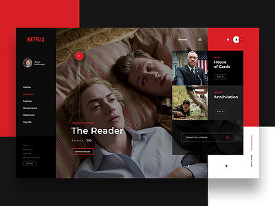 Netflix - Website Concept