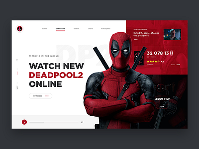 Deadpool - Website Concept