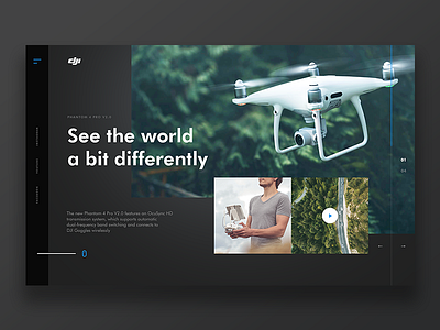 DJI - Website Concept