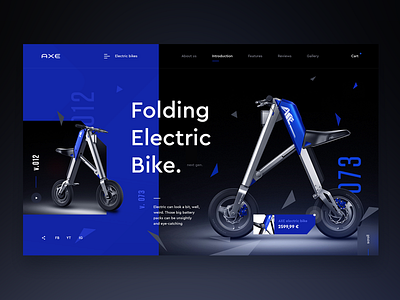 Axe Electric bikes - design concept