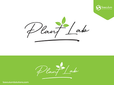 Plant Lab Logo Branding branding creative design designer graphics logo logobranding logodesign logofolio naturelogo plantlogo