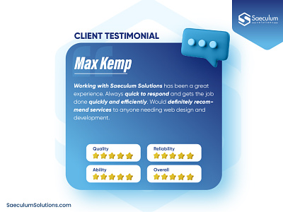Thank you for the kind words Max Kemp client clientreview clienttestimonial review testimonial
