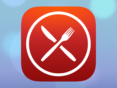Dagens Växjö UF - iOS icon app cutlery food icon ios ios 7 lunch uf växjö