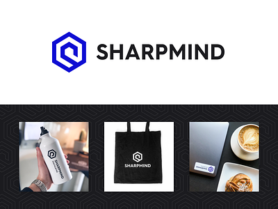 Sharpmind Brand brand brand identity gear logo print swag