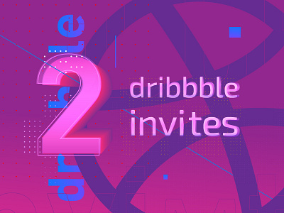 Two dribbble invitates