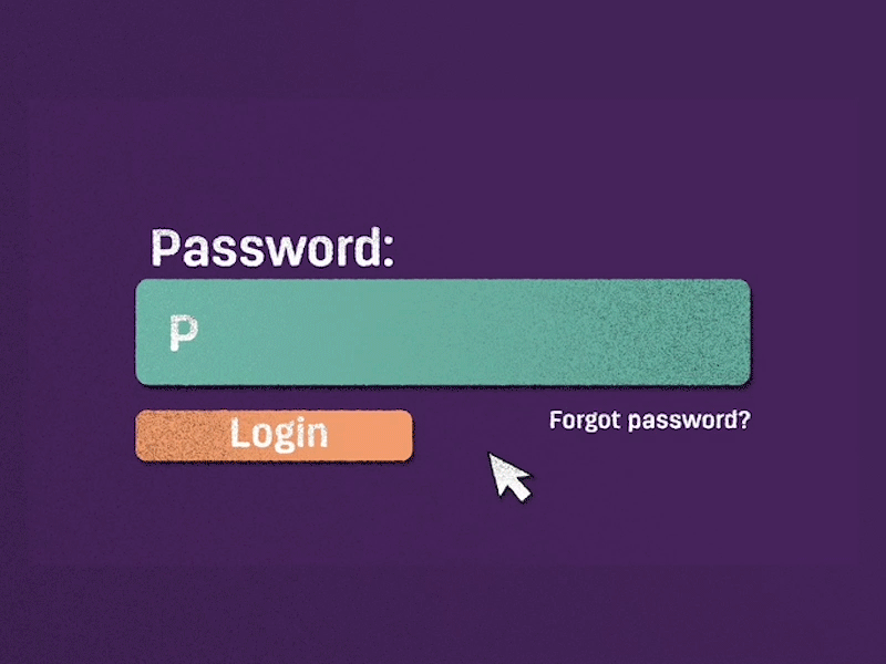 Millennial Problem #78 animation animation after effects forgot grainy illustration password