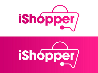 iShopper brand branding designer fashion icon logo logotype mark preview