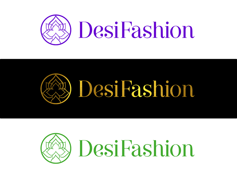 DESI FASHION 2 brand branding design fashion graphic icon logo online shop symbol website