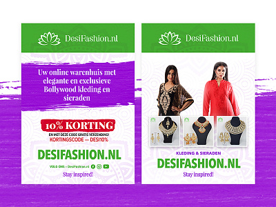 DESI FASHION 3 branding fashion flyer graphic icon online poster shop website