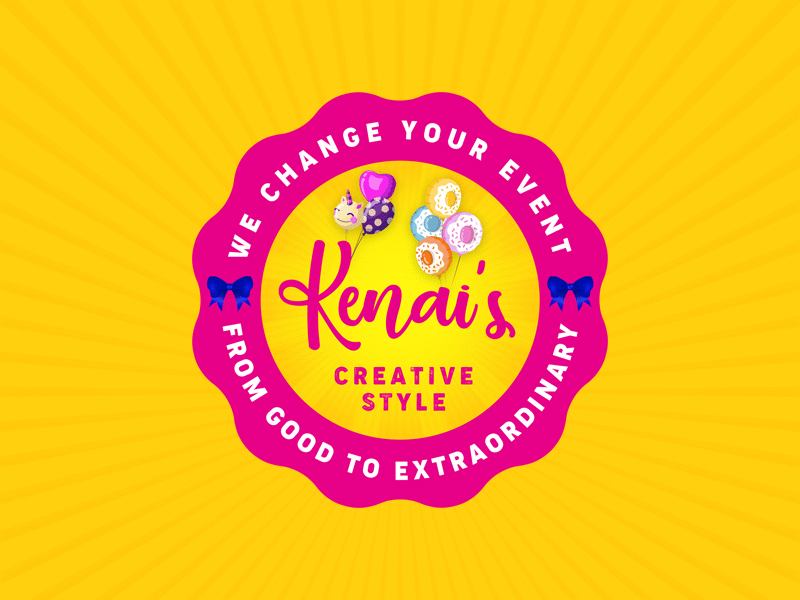 Kenai Creative Style brand branding colorful design designer freelancer icon illustration logo party typography