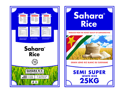 SAHARA RICE company company branding company logo design identity international packaging rice type typography