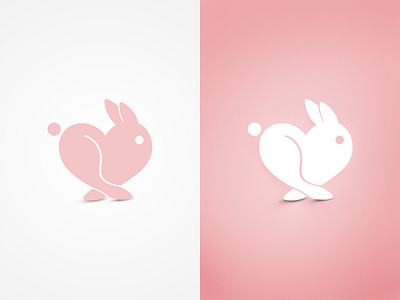 Symbol from logo for sexologist ai design graphic design heart illustartor logo logo design rabbit symbol