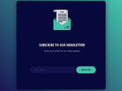 Email Subscription design email email subscription newsletter design subscribe form subscription subscription box ui ux