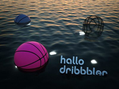 dribbble, hallo c4d