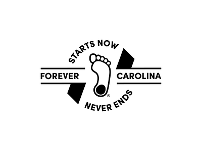 Forever Carolina Emblem art badge badge logo brand branding clean logo logos university vector