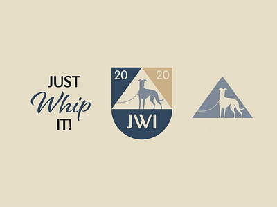 Just Whip it! It's time. badge badge logo clean dog dogs logo vector whippet