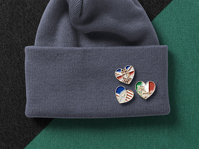 City Flag Pin