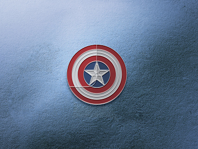Captain America Shield Enamel Pin by Temper Tantrum on Dribbble