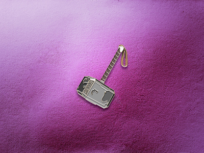 Mjolnir Enamel Pin