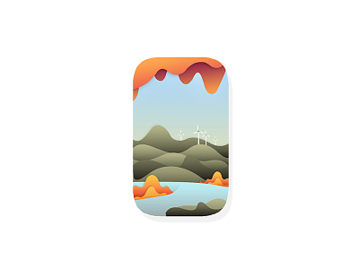 Nature abstract adobe adobe capture app art branding design flat graphic design icon illustration instagram interace logo photoshop shape ui ux vector web