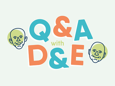 Q&A with D&E adobe avatar behance bold bumper color design dribbble faces flat graphic design icon iconography illustration illustrator instagram logo retro simple
