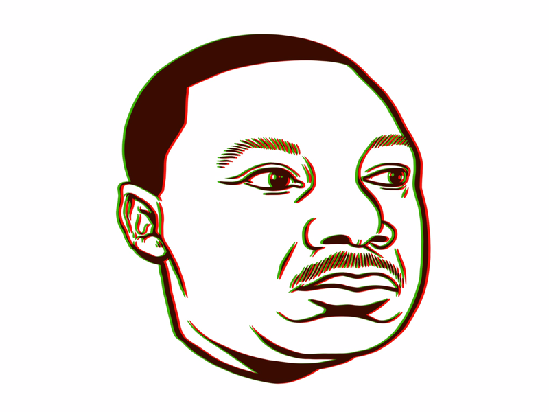 RIP MLK by Travis Thornton on Dribbble