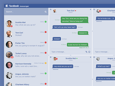 Daily UI #013 Direct Messaging