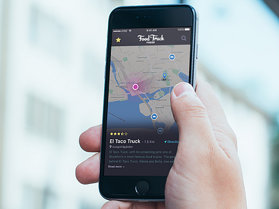 Daily UI #020 - Location Tracker app dailyui food truck location tracker logo