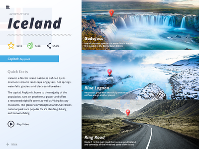 Daily UI #029 - Map dailyui iceland maker map travel uxui wanderlust