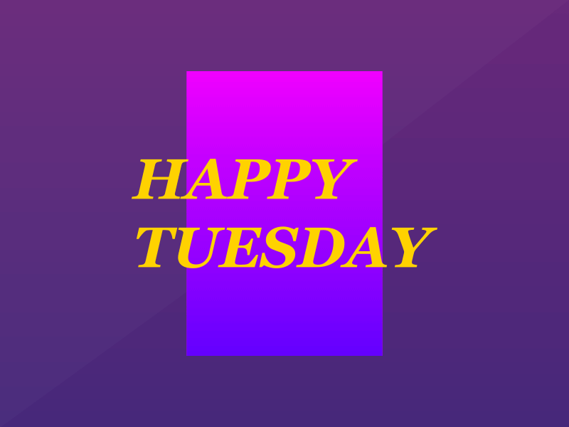 Happy Tuesday after effects animation burst