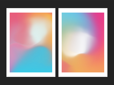 Fluid Gradient Posters