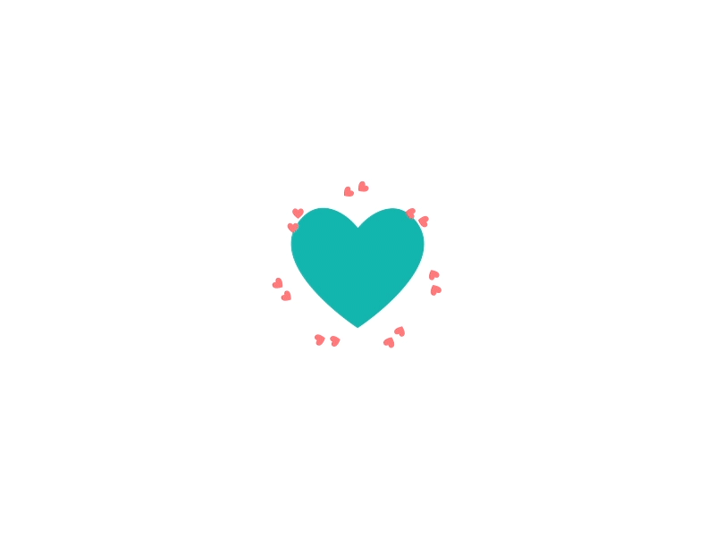 Love more in 2018! animation burst gif heart icon illustration like love motion