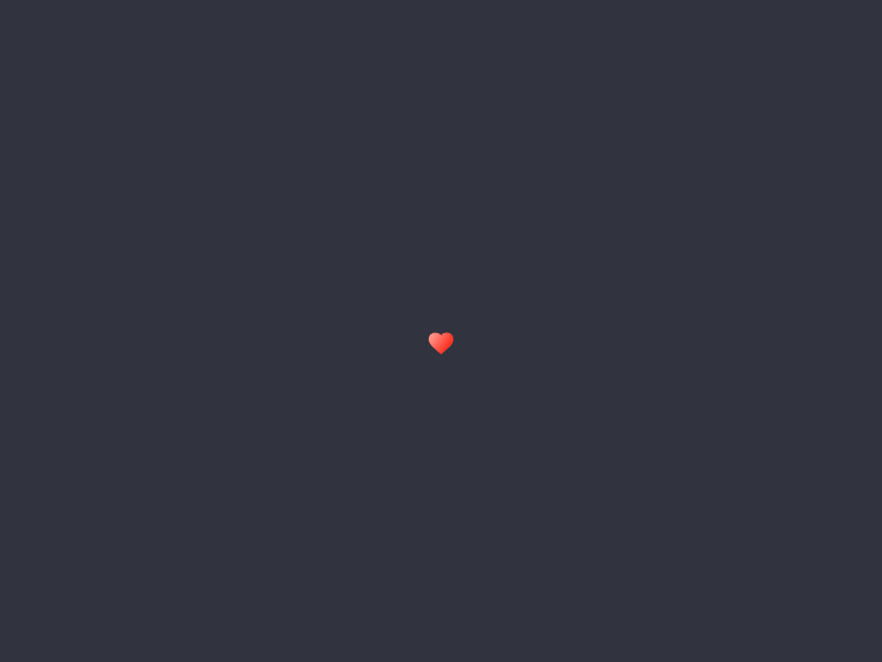 Heart Beat ae animation app design gif gradient heart illustration loading red splash valentine day