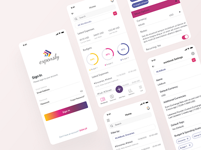 Expensly || App Design