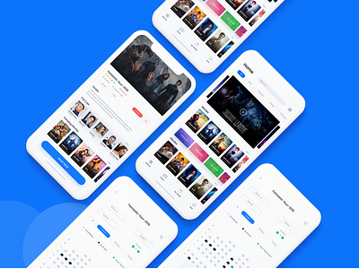 Movies Booking Ui Design app branding design illustration logo mobile ui ux website