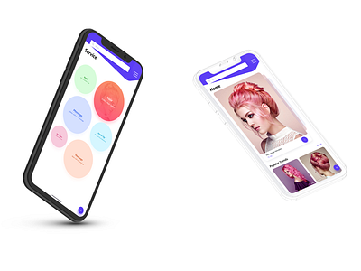 Hair cutting ui design