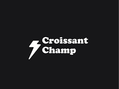 Logo a day 042 - Croissant Champ