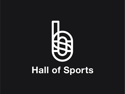 Logo a day 046 - Hall of Sports branding everyday geometric logo logo a day logo design logo inspiration