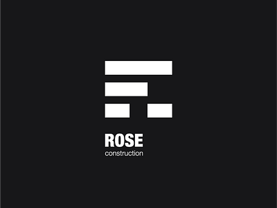 Logo a day 047 - Rose Construction branding construction everyday logo logo a day logo design logo inspiration