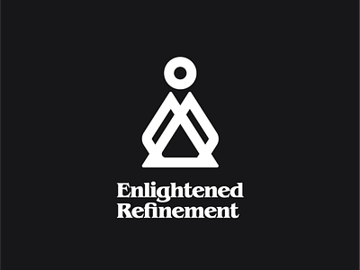 Logo a day 049 - Enlightened Refinement branding everyday geometric logo logo a day logo design logo inspiration