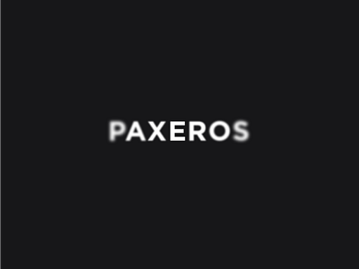 Logo a day 054 - Paxeros everyday focus logo logo a day logo design logo inspiration